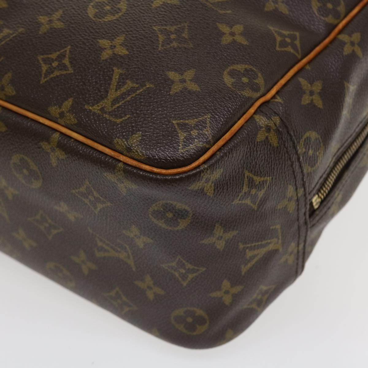 LOUIS VUITTON Monogram Deauville Hand Bag M47270 LV Auth cl377