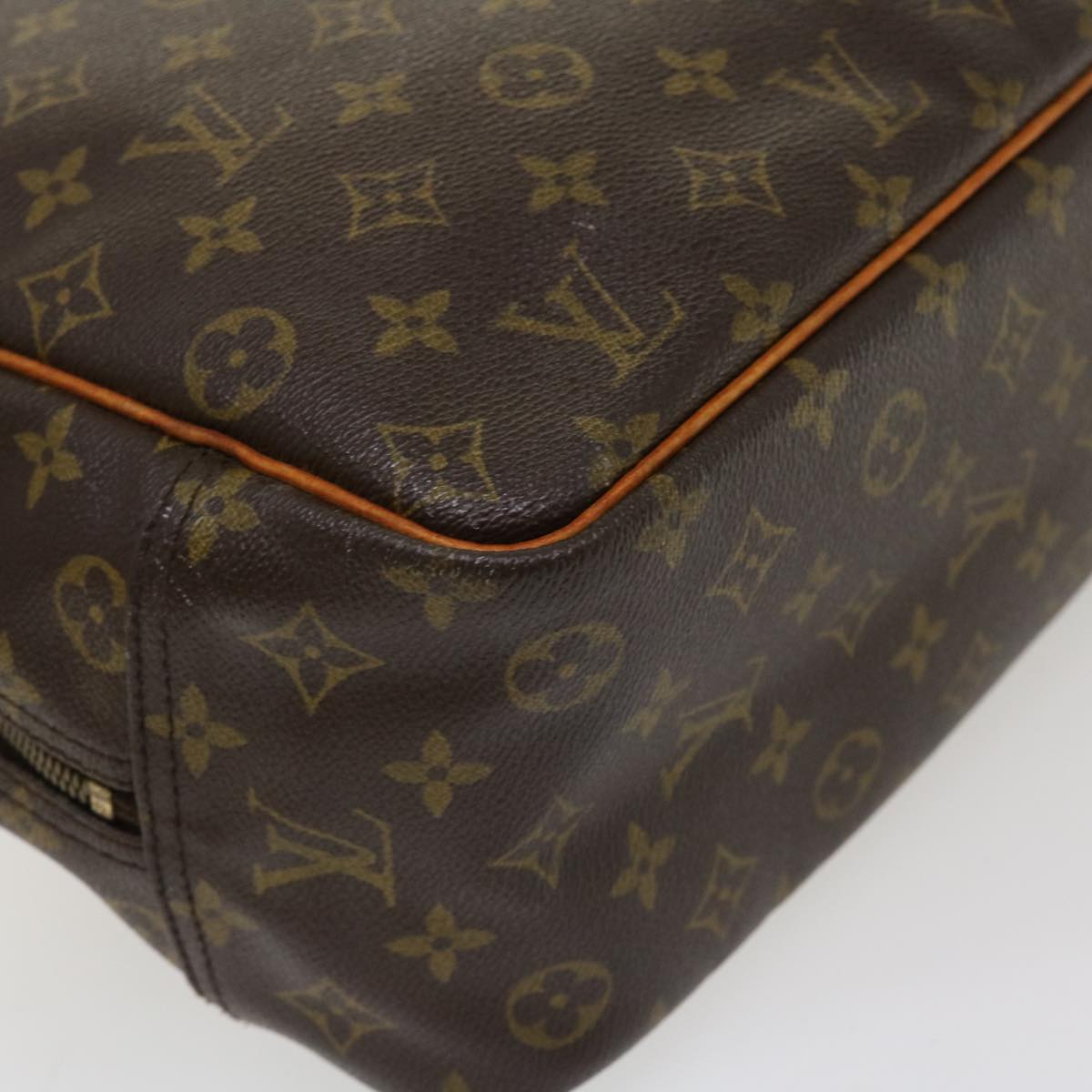 LOUIS VUITTON Monogram Deauville Hand Bag M47270 LV Auth cl377