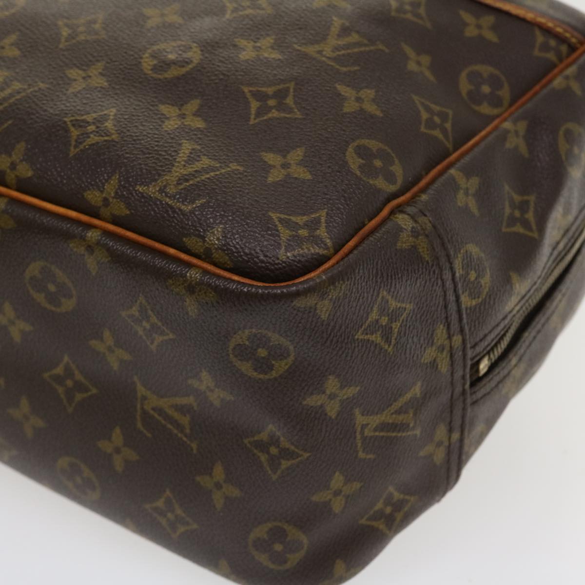 LOUIS VUITTON Monogram Deauville Hand Bag M47270 LV Auth cl377