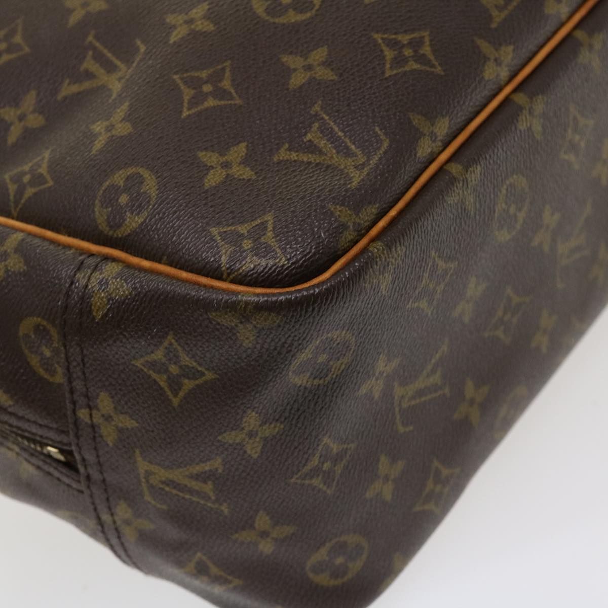 LOUIS VUITTON Monogram Deauville Hand Bag M47270 LV Auth cl377