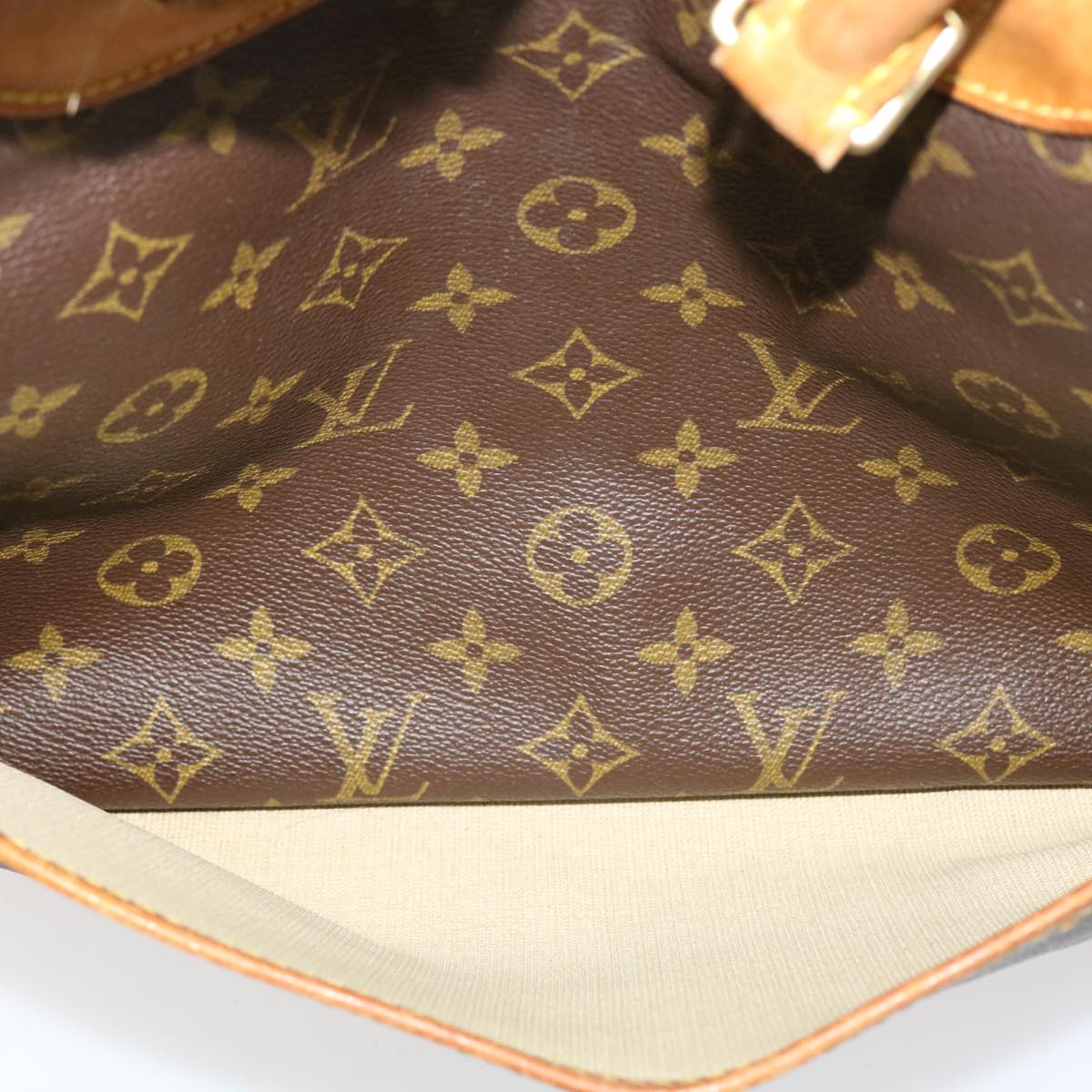 LOUIS VUITTON Monogram Deauville Hand Bag M47270 LV Auth cl377