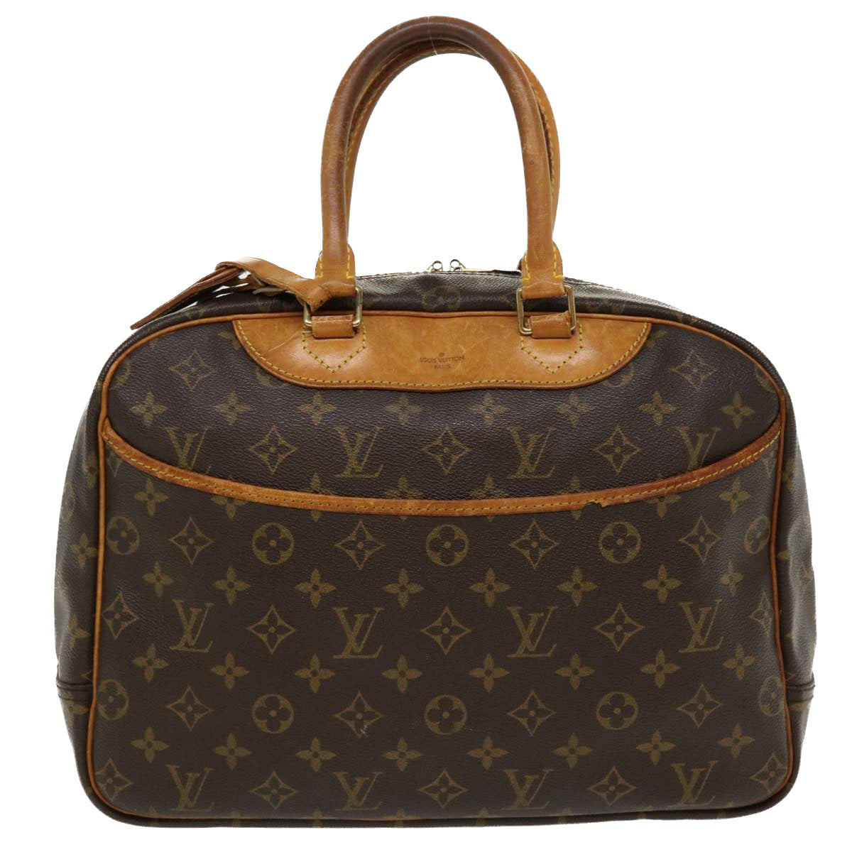 LOUIS VUITTON Monogram Deauville Hand Bag M47270 LV Auth cl377