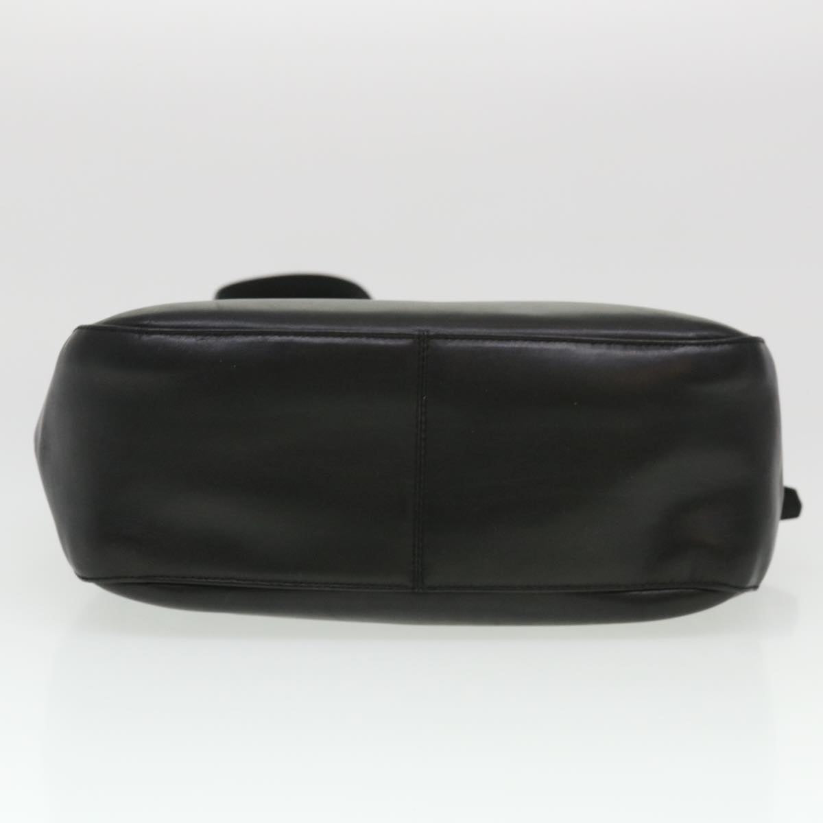 Salvatore Ferragamo Shoulder Bag Leather Black Auth cl433