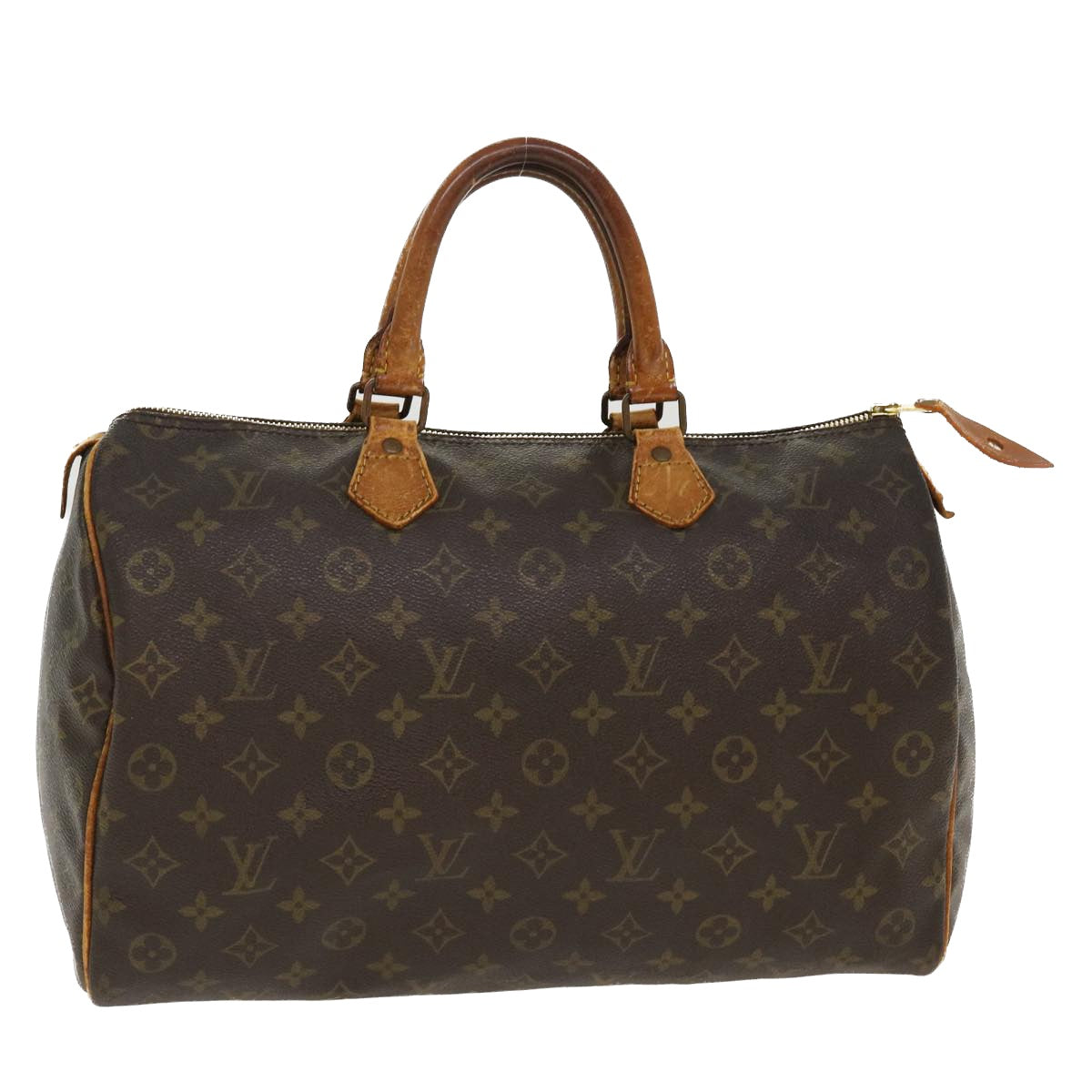 LOUIS VUITTON Monogram Speedy 35 Hand Bag M41524 LV Auth cl441