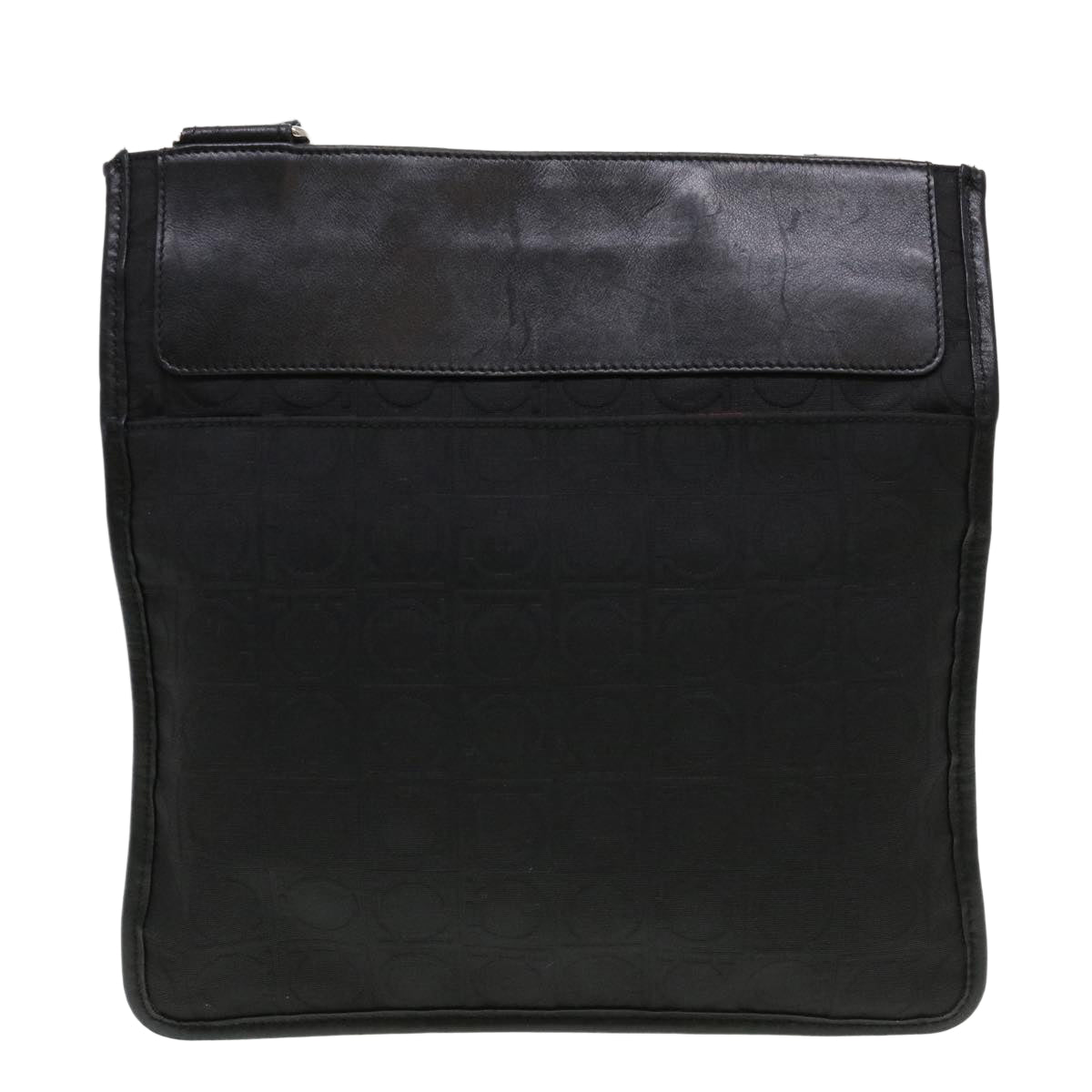 Salvatore Ferragamo Shoulder Bag Nylon Black AU-21/4933 Auth cl452 - 0