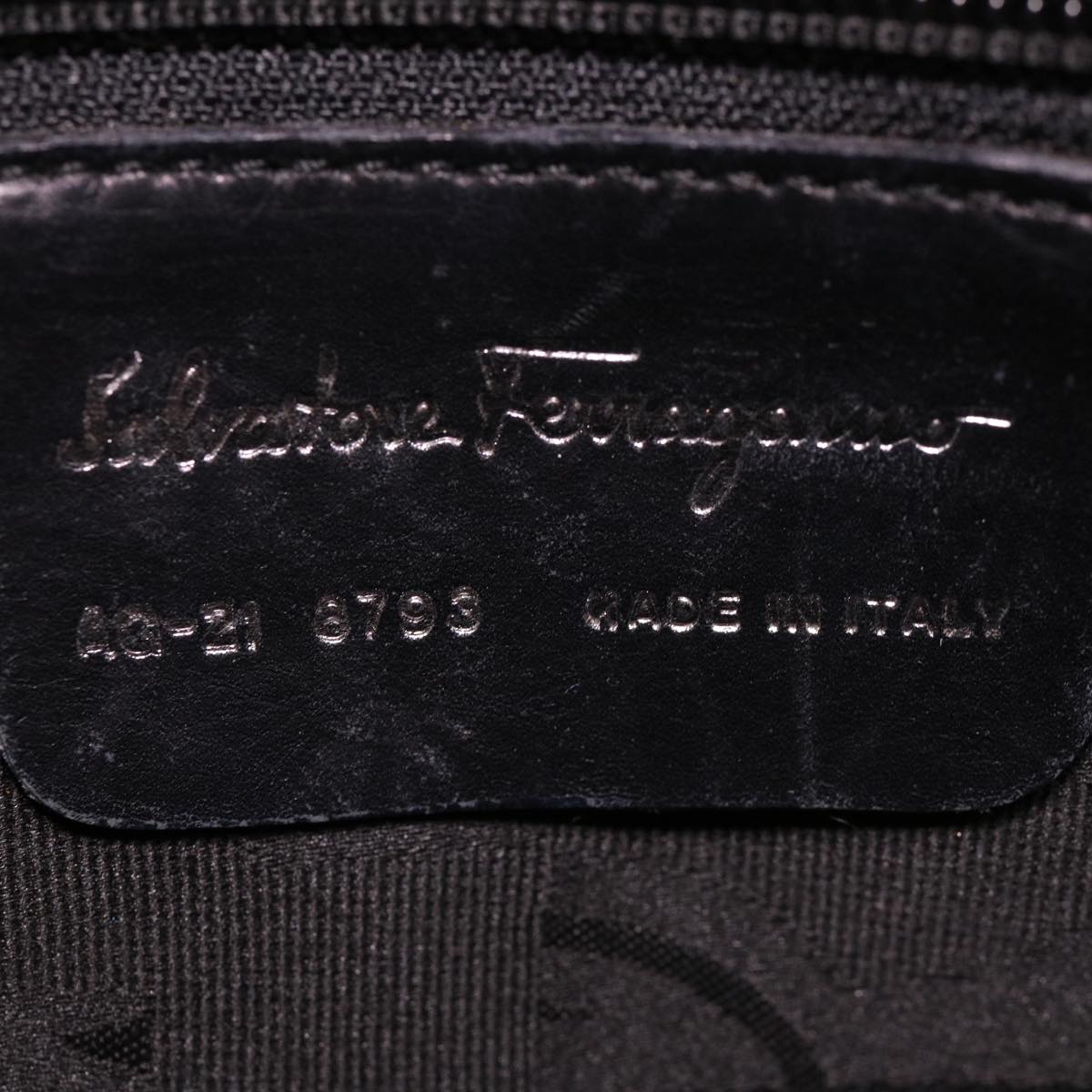 Salvatore Ferragamo Shoulder Bag Leather Brown AQ-21 8793 Auth cl453