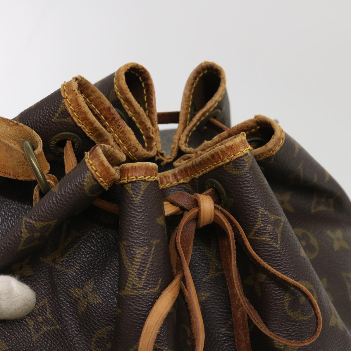 LOUIS VUITTON Monogram Noe Shoulder Bag M42224 LV Auth cl455