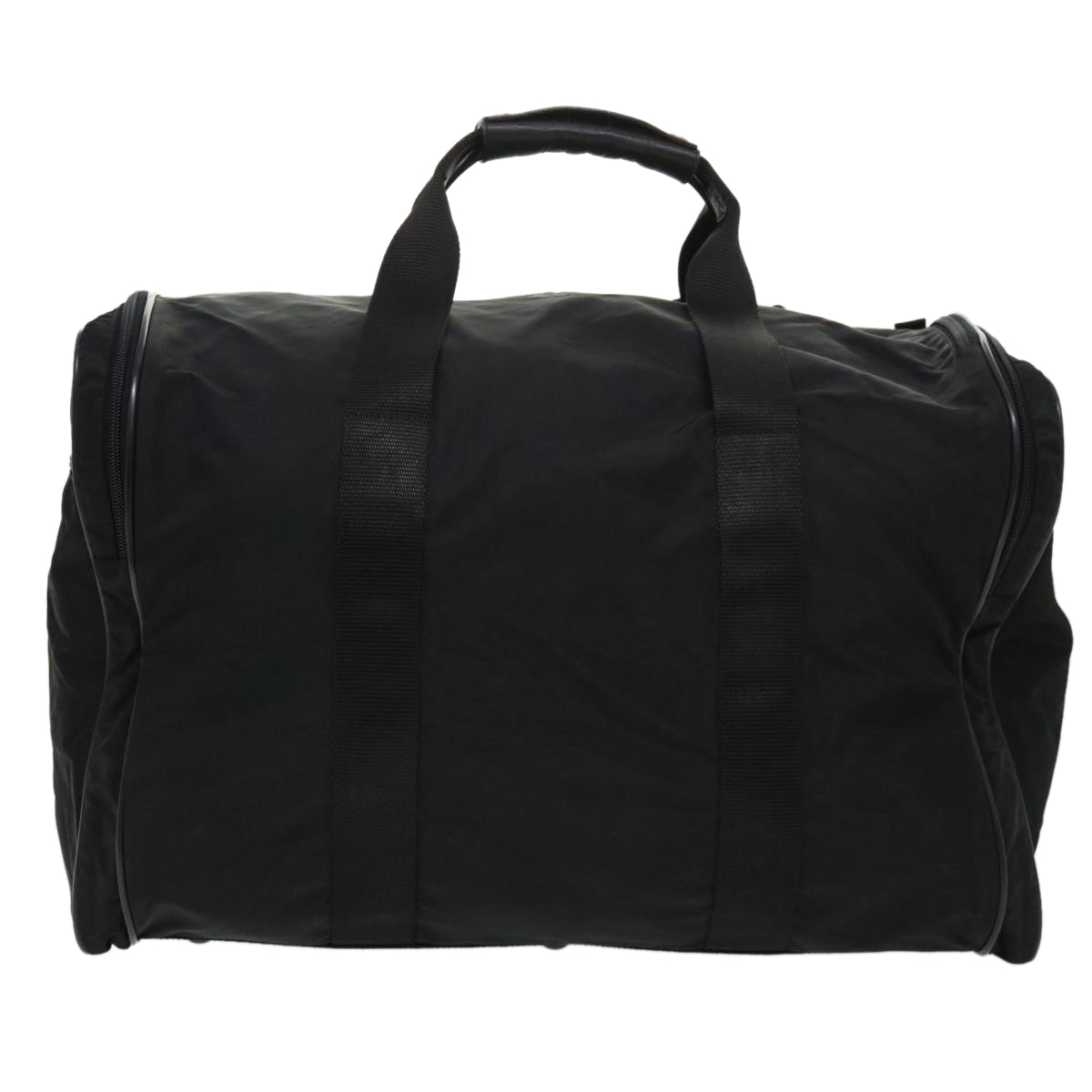 PRADA Boston Bag Nylon Black Auth cl457 - 0