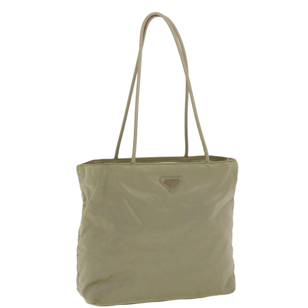 PRADA Shoulder Bag Nylon Khaki Auth cl510