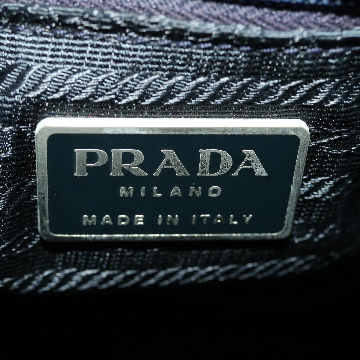 PRADA Shoulder Bag Nylon Navy Auth cl512