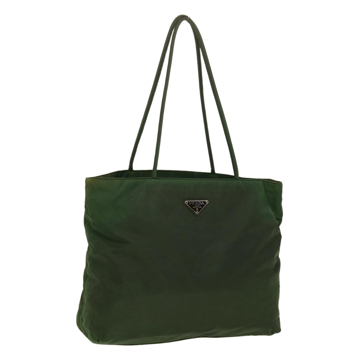 PRADA Shoulder Bag Nylon Green Auth cl513