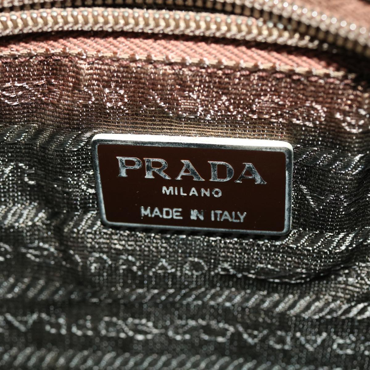 PRADA Shoulder Bag Nylon Green Auth cl513