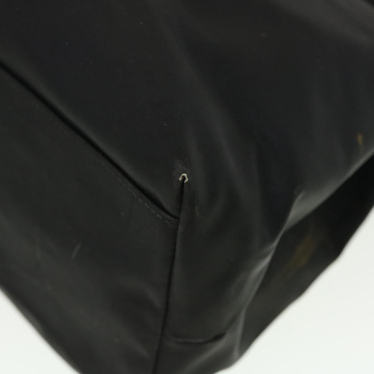Salvatore Ferragamo Hand Bag Nylon Black AU-21 8865 Auth cl524