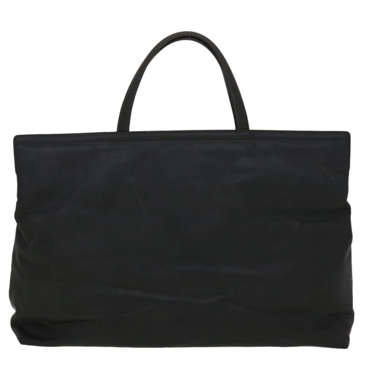 Salvatore Ferragamo Hand Bag Nylon Black AU-21 8865 Auth cl524 - 0