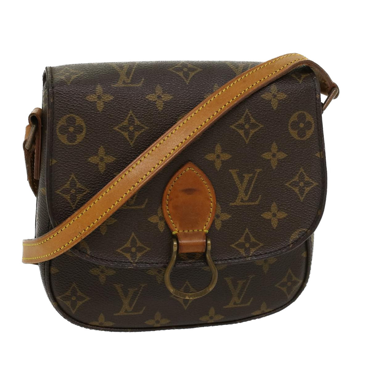 LOUIS VUITTON Monogram Saint Cloud MM Shoulder Bag M51243 LV Auth cl539