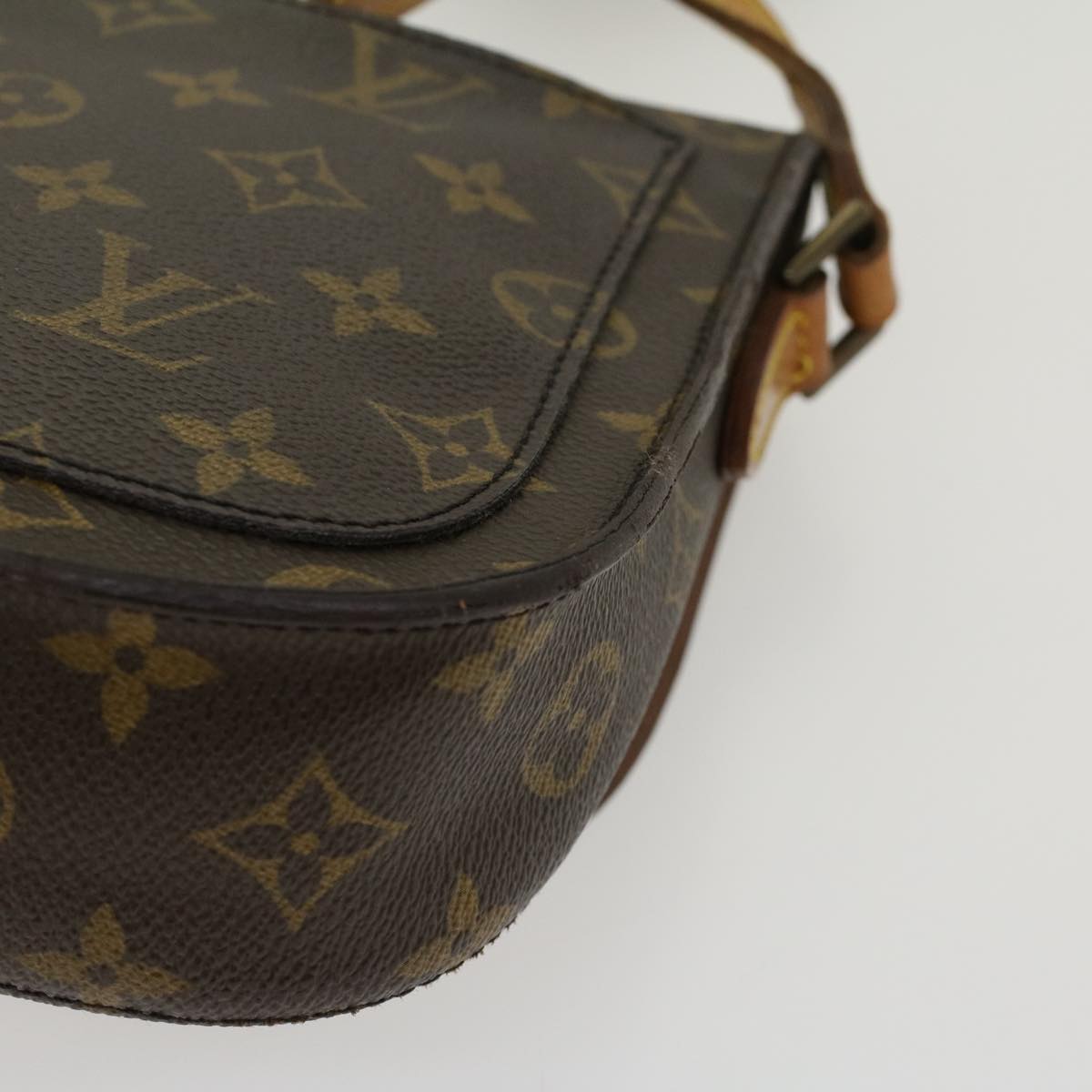 LOUIS VUITTON Monogram Saint Cloud MM Shoulder Bag M51243 LV Auth cl539