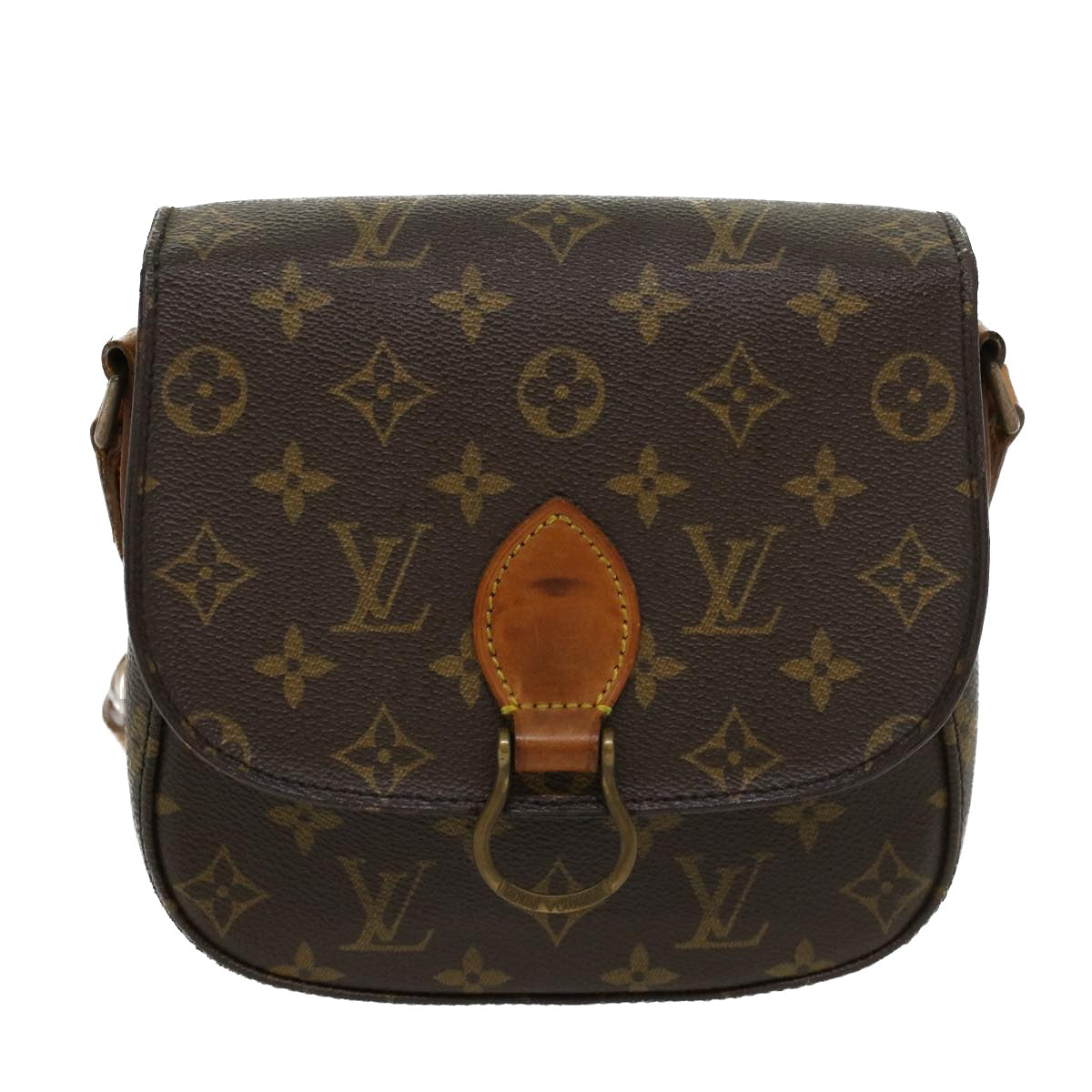 LOUIS VUITTON Monogram Saint Cloud MM Shoulder Bag M51243 LV Auth cl539