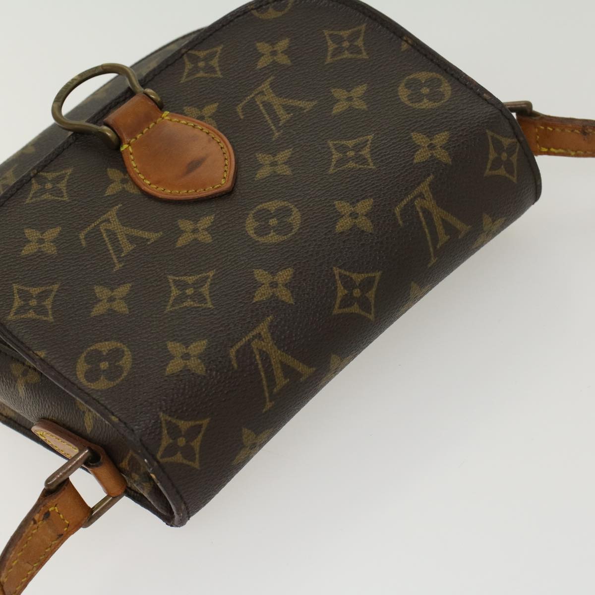 LOUIS VUITTON Monogram Saint Cloud MM Shoulder Bag M51243 LV Auth cl539