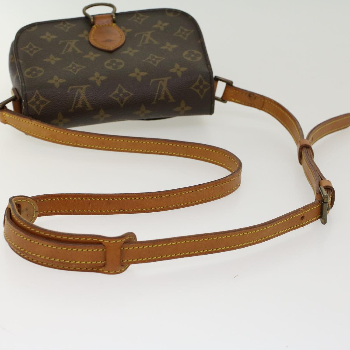 LOUIS VUITTON Monogram Saint Cloud MM Shoulder Bag M51243 LV Auth cl539