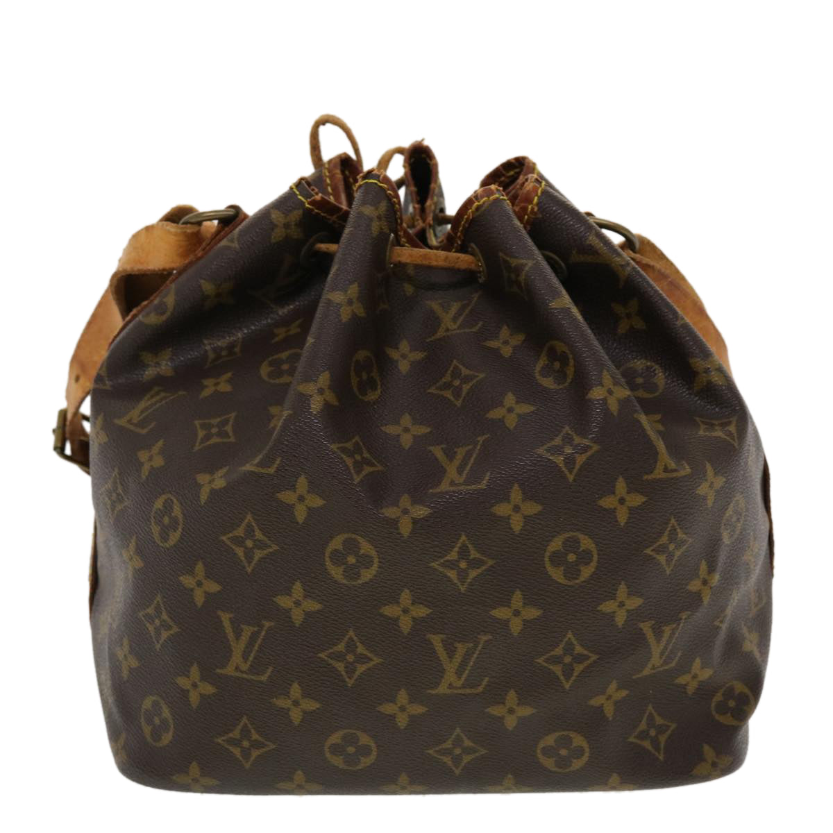 LOUIS VUITTON Monogram Petit Noe Shoulder Bag M42226 LV Auth cl545