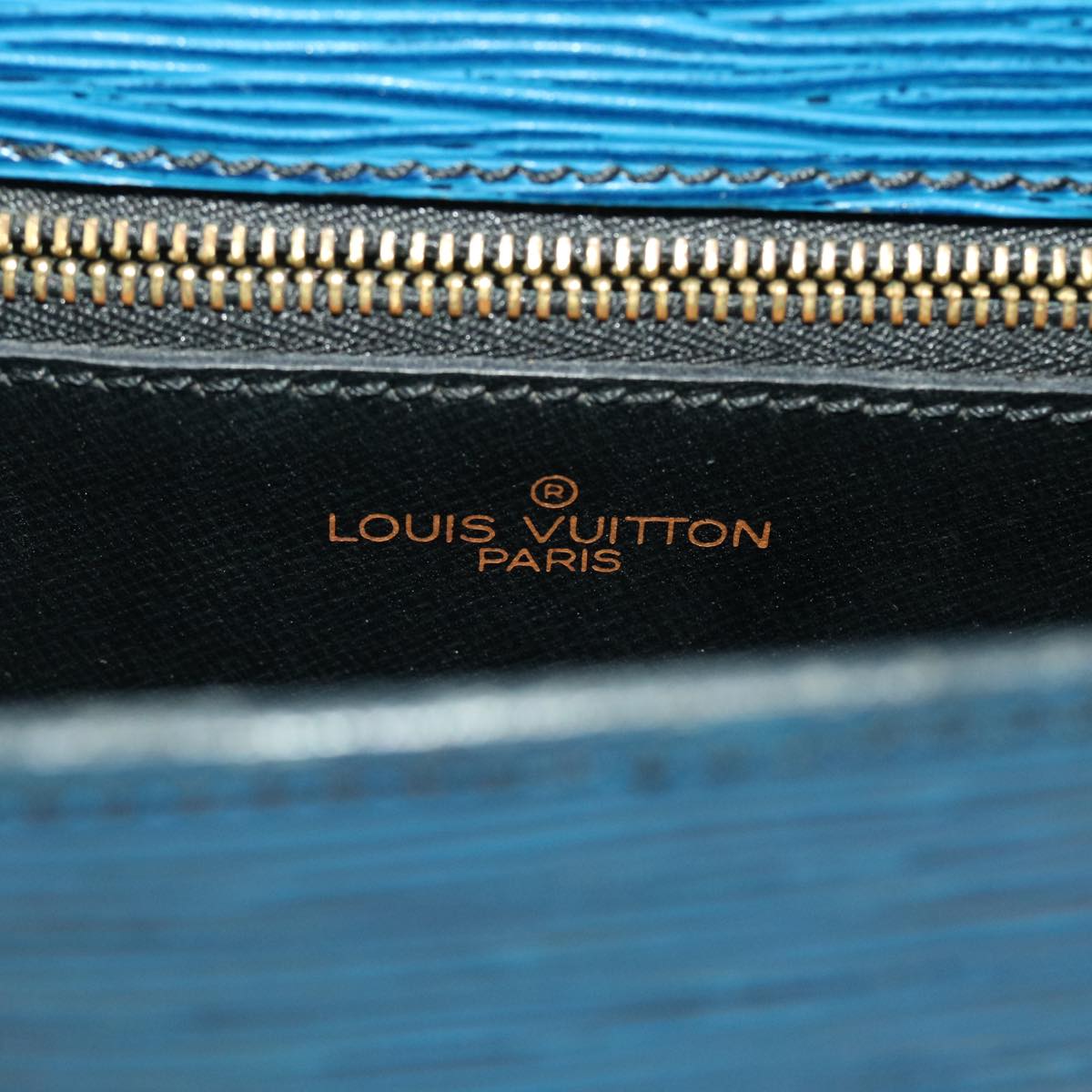 LOUIS VUITTON Epi Saint Cloud GM Shoulder Bag Blue M52195 LV Auth cl546