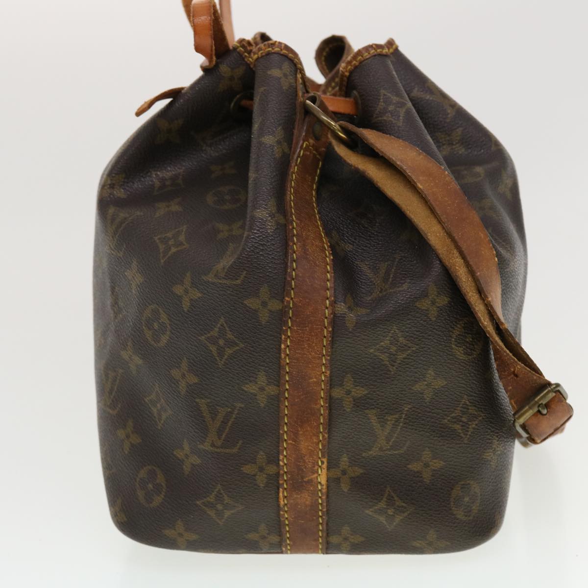 LOUIS VUITTON Monogram Petit Noe Shoulder Bag M42226 LV Auth cl551