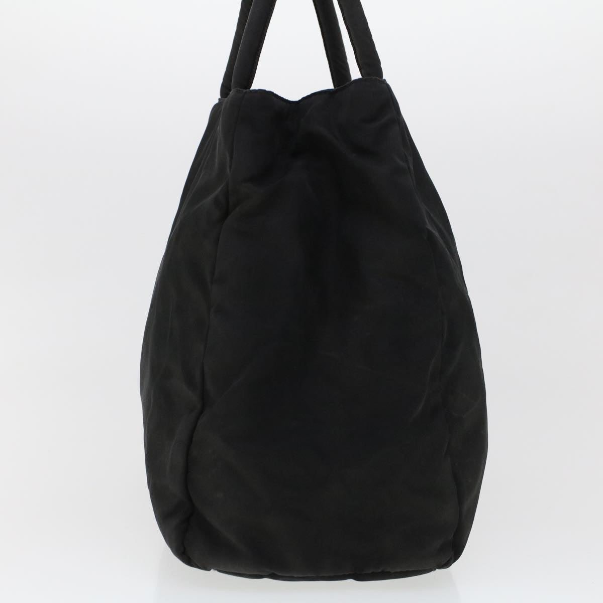 PRADA Hand Bag Nylon Black Auth cl565