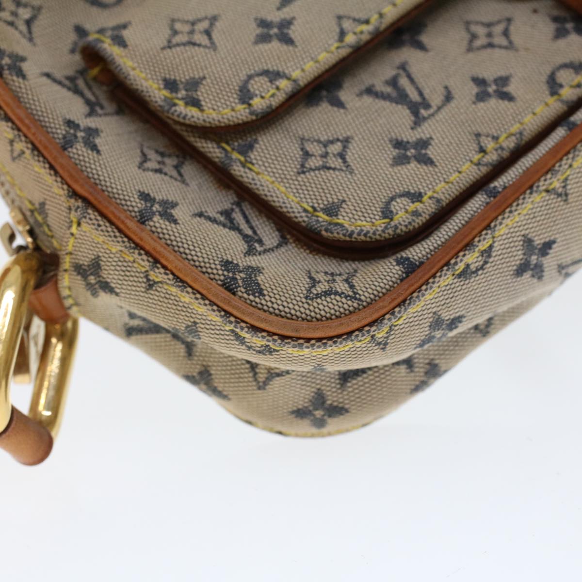 LOUIS VUITTON Monogram Mini Juliet MM Shoulder Bag Blue M92004 LV Auth cl575