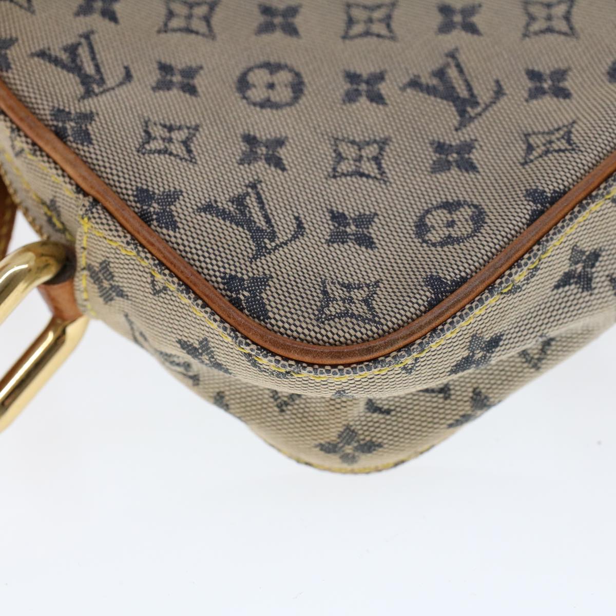 LOUIS VUITTON Monogram Mini Juliet MM Shoulder Bag Blue M92004 LV Auth cl575