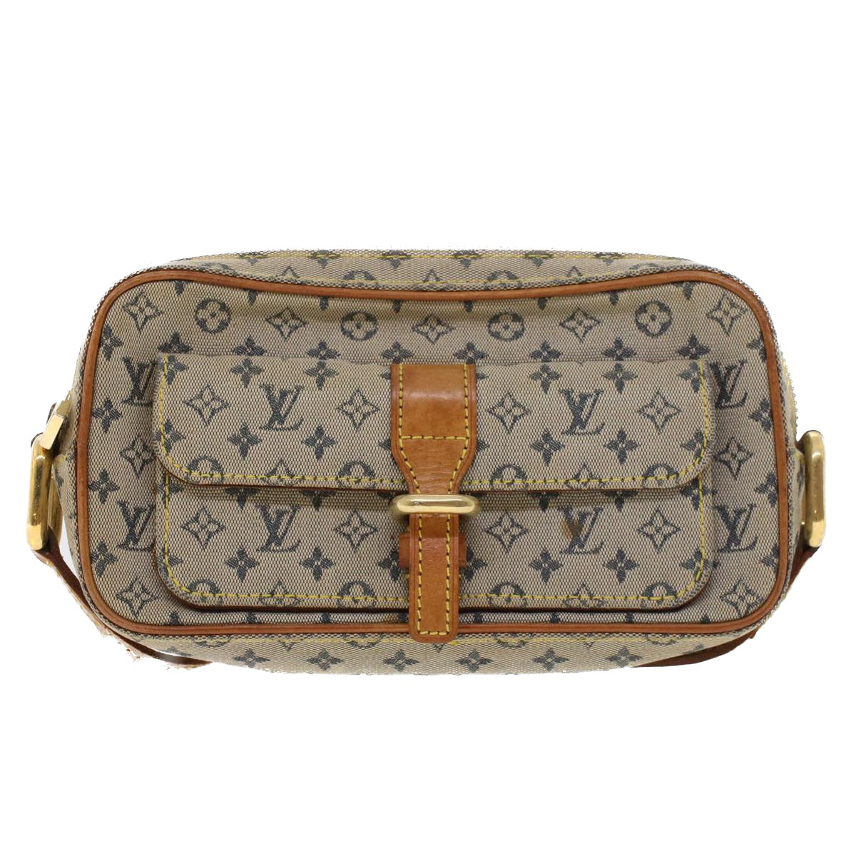 LOUIS VUITTON Monogram Mini Juliet MM Shoulder Bag Blue M92004 LV Auth cl575