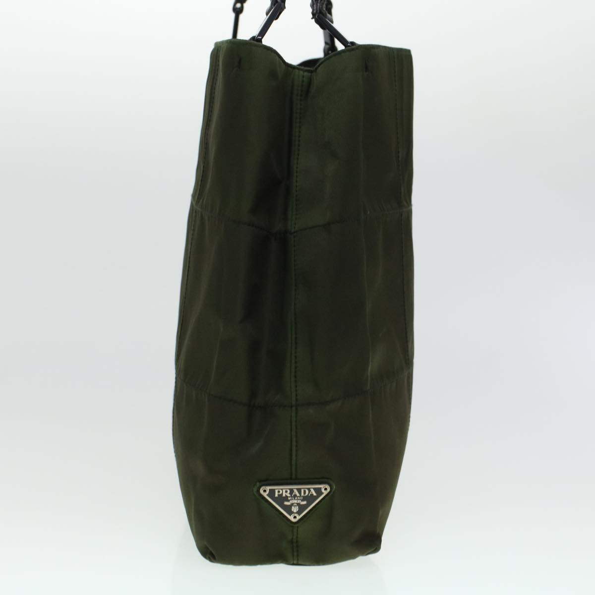 PRADA Shoulder Bag Nylon Green Auth cl588