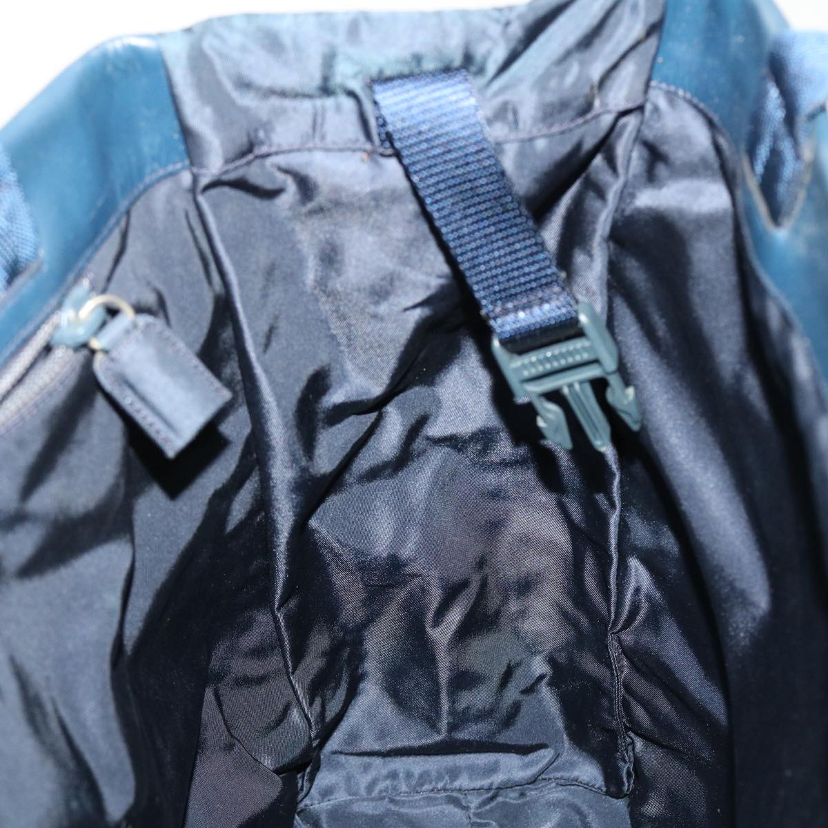 PRADA Shoulder Bag Nylon Navy Auth cl595