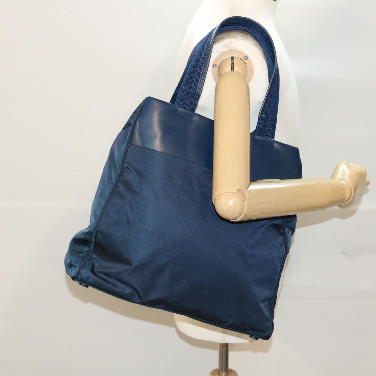 PRADA Shoulder Bag Nylon Navy Auth cl595