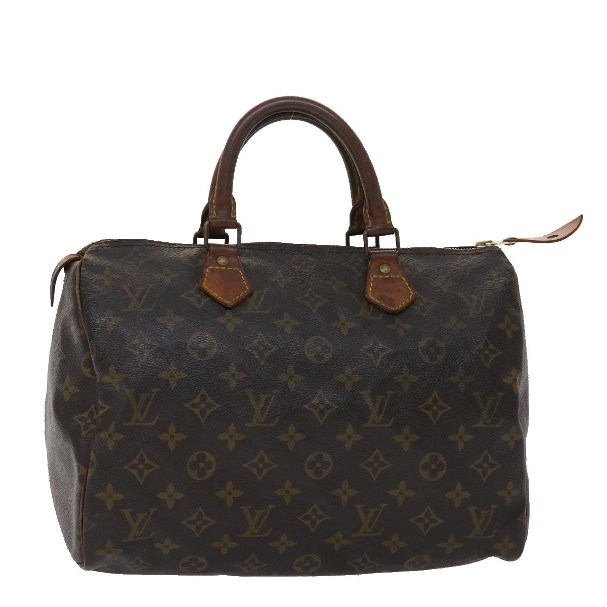 LOUIS VUITTON Monogram Speedy 30 Hand Bag M41526 LV Auth cl617