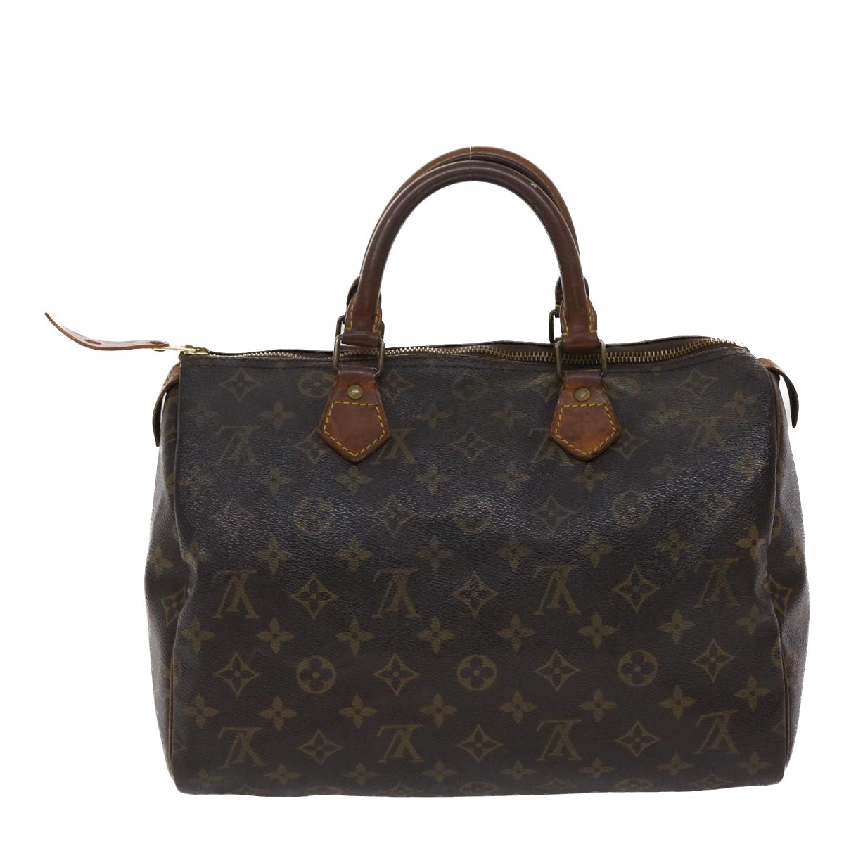 LOUIS VUITTON Monogram Speedy 30 Hand Bag M41526 LV Auth cl617 - 0