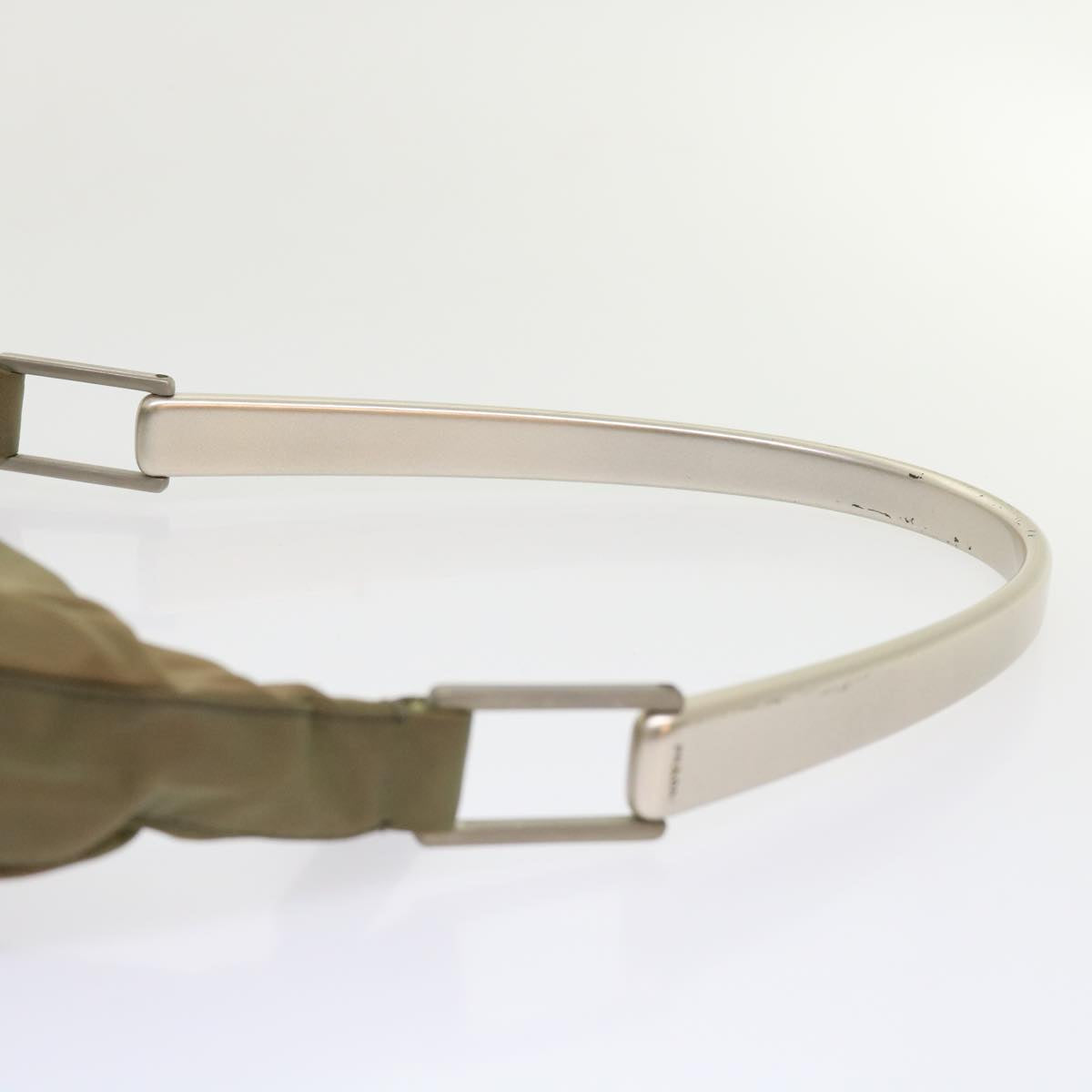 PRADA Shoulder Bag Nylon Khaki Auth cl628