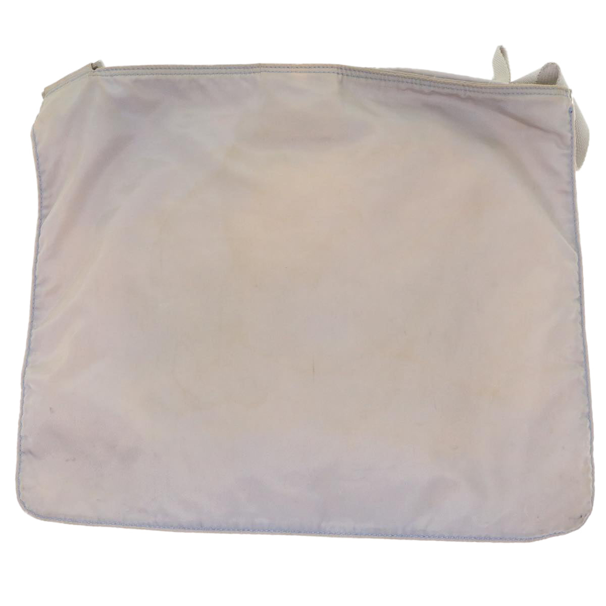 PRADA Shoulder Bag Nylon Gray Auth cl632 - 0