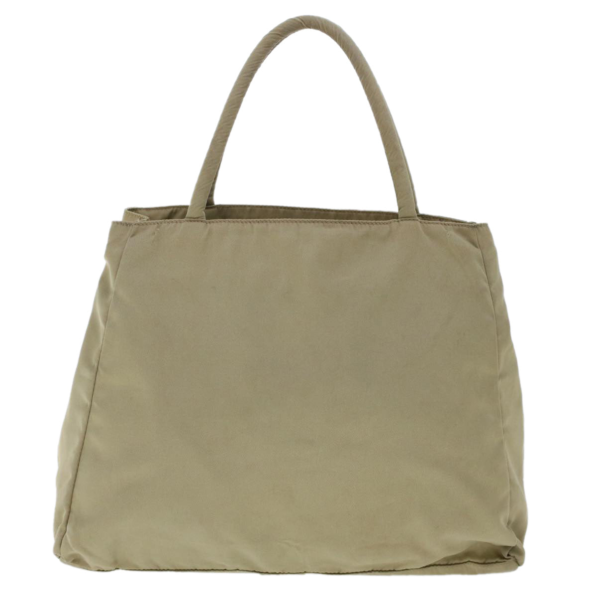 PRADA Hand Bag Nylon Khaki Auth cl650
