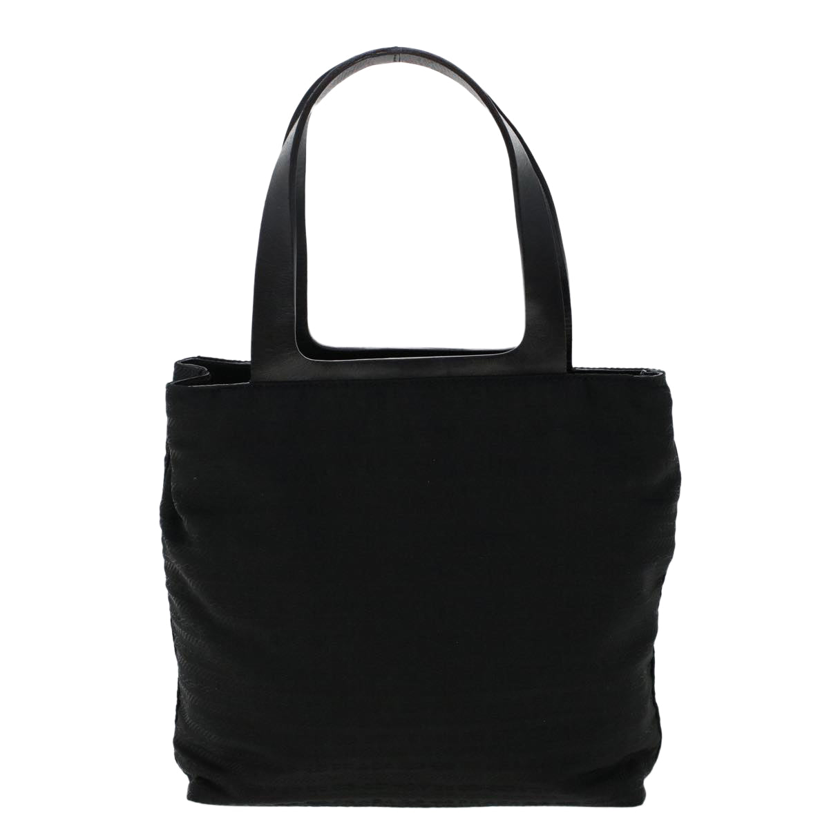 PRADA Hand Bag Nylon Black Auth cl667 - 0