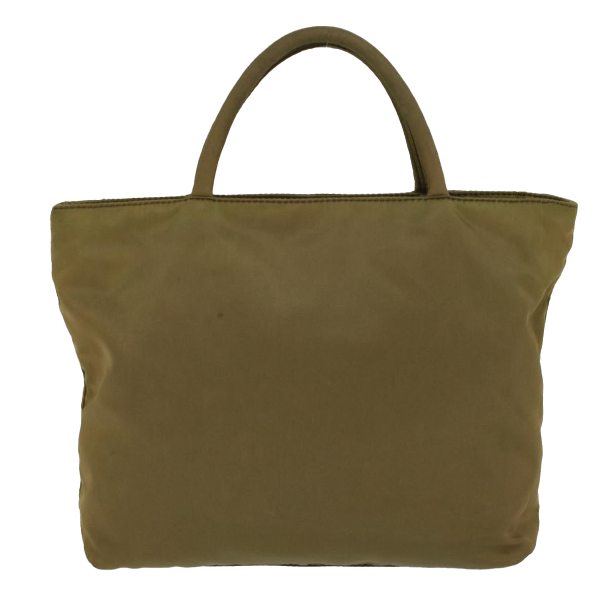 PRADA Hand Bag Nylon Khaki Auth cl685 - 0