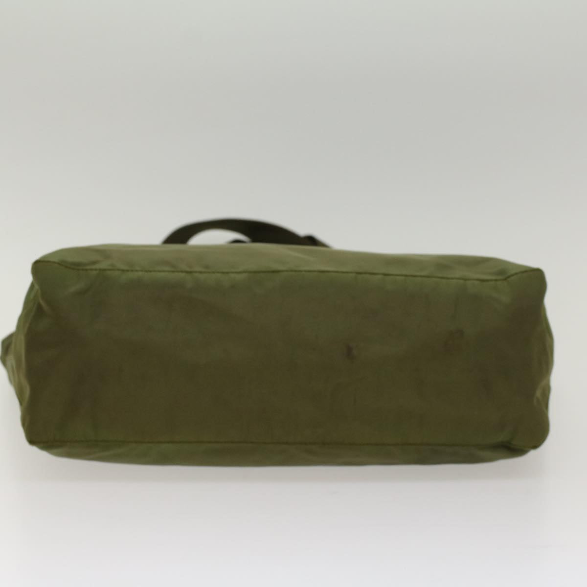PRADA Shoulder Bag Nylon Khaki Auth cl686