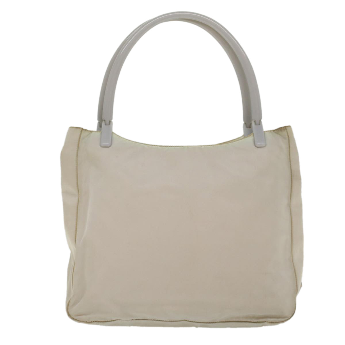 PRADA Shoulder Bag Nylon White Auth cl689 - 0