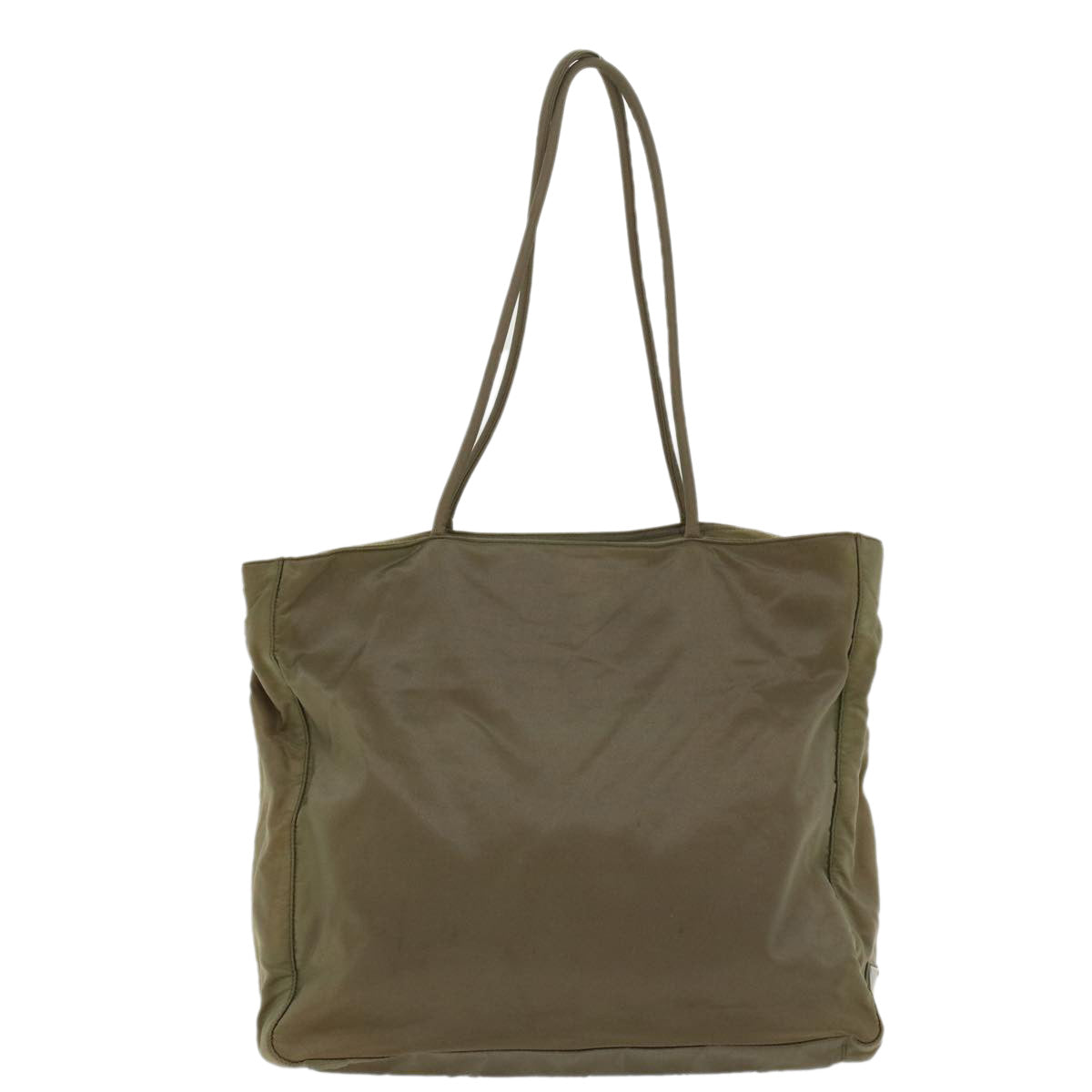 PRADA Shoulder Bag Nylon Khaki Auth cl690 - 0