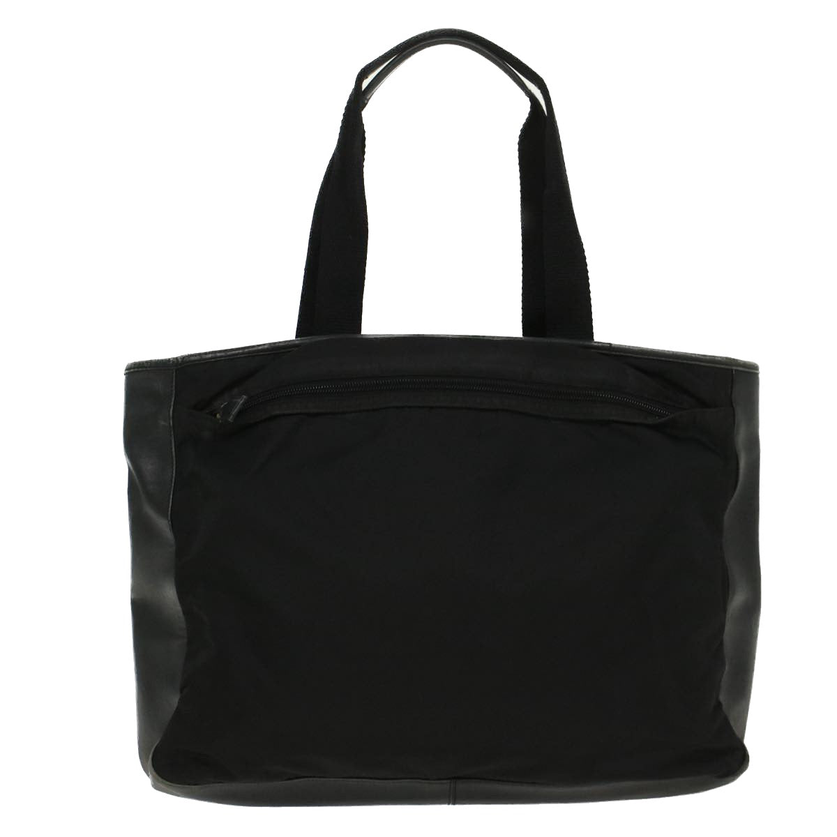 PRADA Tote Bag Nylon Black Auth cl693 - 0
