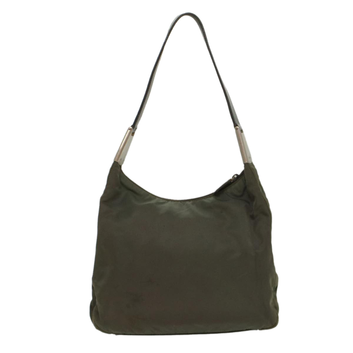 PRADA Shoulder Bag Nylon Khaki Auth cl699 - 0