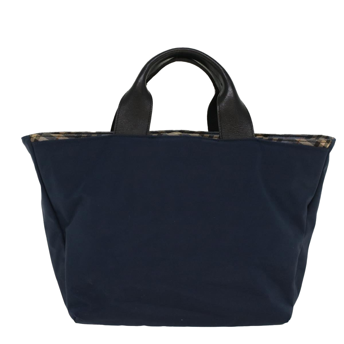 BURBERRY Blue Label Tote Bag Nylon Navy Auth cl703