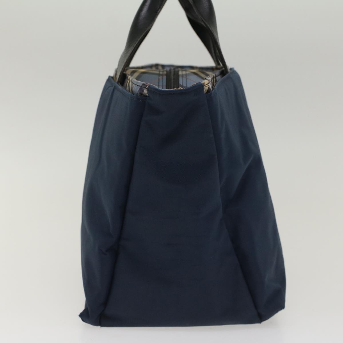 BURBERRY Blue Label Tote Bag Nylon Navy Auth cl703