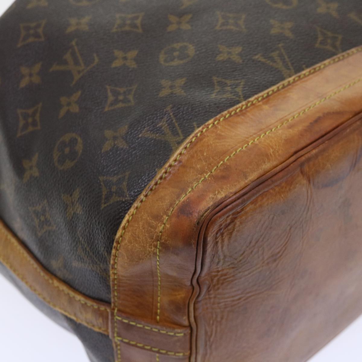 LOUIS VUITTON Monogram Noe Shoulder Bag M42224 LV Auth cl731