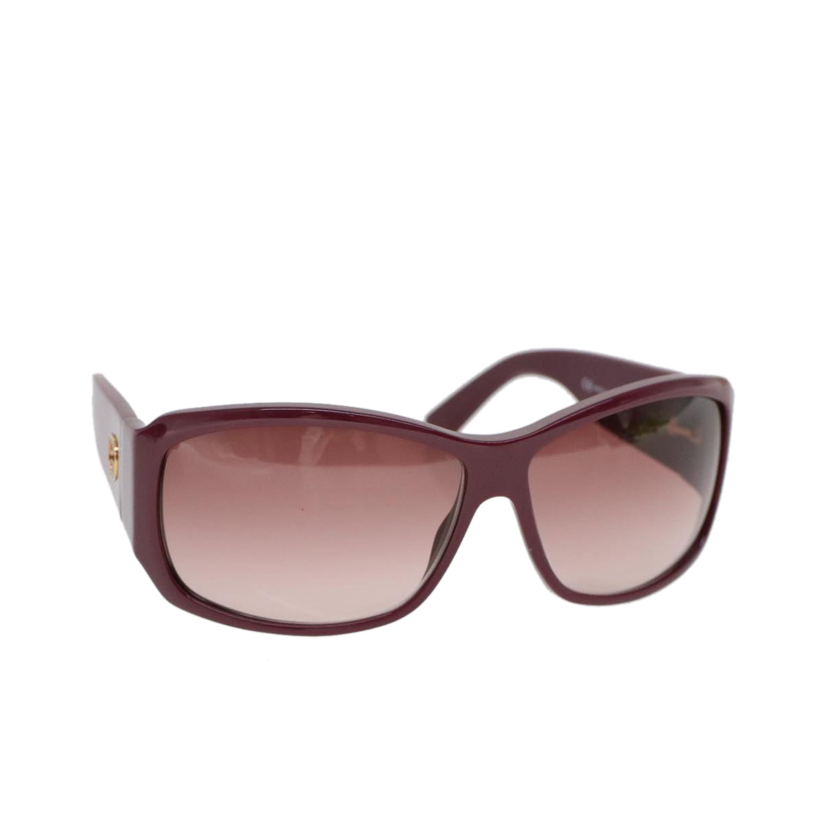 GUCCI Sunglasses Plastic Purple Auth cl742