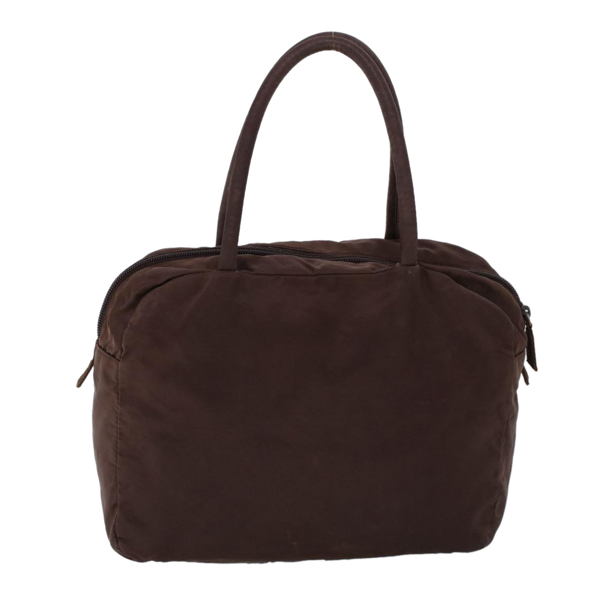 PRADA Hand Bag Nylon Brown Auth cl761 - 0